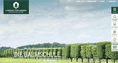 Desktop Screenshot of lve-baumschule.de